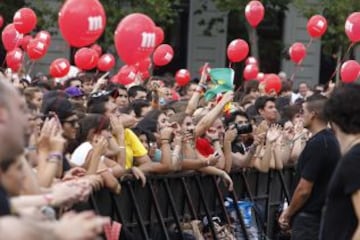 Las imágenes de la concentración de la Puerta de Alcalá