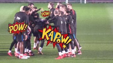 Suárez no lo olvidará: el pasillo más bestia por su cumpleaños