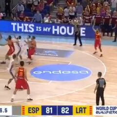 Así fue la mágica canasta de Colom que dio la victoria a España