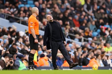 Pep Guardiola sufrió mucho ante el Everton. 