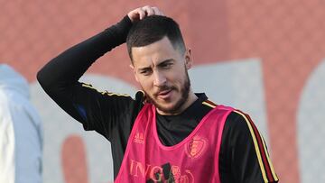 Eden Hazard, con Bélgica.