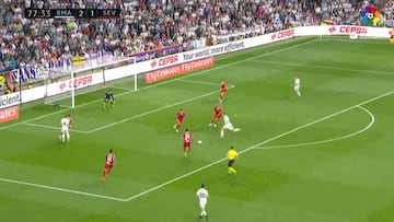 Qué golazo de Cristiano ante Sevilla... ¡y con la zurda!