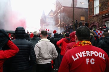 Seguidores del Liverpool.