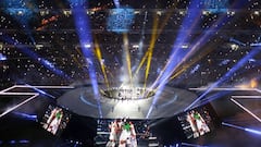 La fiesta de los campeones en el Santiago Bernabéu