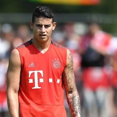 James sigue con su puesta a punto: "Cada día mejor"