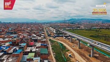 Con corte al 31 de marzo, la Línea 1 ya alcanza un 75,50% de construcción.