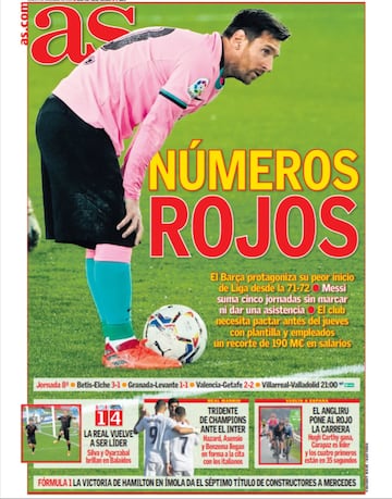 Las portadas de AS de noviembre