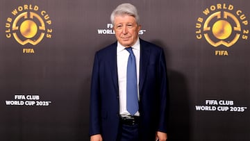 Enrique Cerezo, en el sorteo del Mundial de clubes.