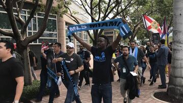 La llegada de la Southern Legion al evento de MLS Miami