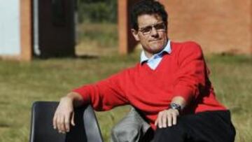 <b>DE VACACIONES. </b>Capello está pasando unos días libres en Marbella antes de volver a Inglaterra.