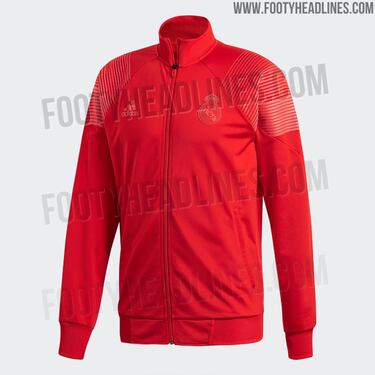 La sudadera Adidas Tango roja que lucirá el Real Madrid durante la temporada 2018-2019.