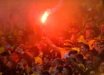 El Borussia Dortmund y el FC Schalke 04 se han enfrentado hoy y el ambiente del Signal Iduna Park siempre impacta.