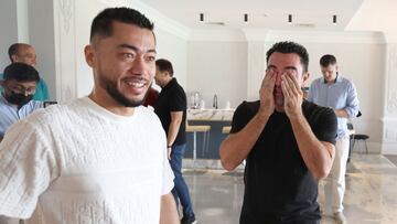 La emotiva despedida de Xavi con el Al Sadd, en im¨¢genes