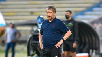 Hernán Darío Gómez en un partido de la Liga BetPlay