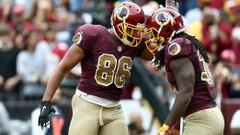 Jordan Reed, Tight end de Washington Redskins, es el gran pilar del ataque a&eacute;reo del equipo.