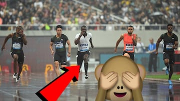 ¿Qué pensará Bolt? la peor carrera de un campeón del mundo de 100 metros