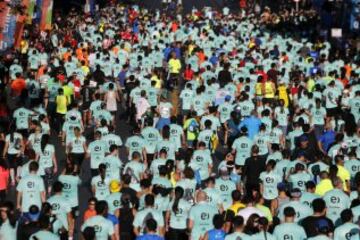 La colorida jornada del Maratón de Santiago, en imágenes