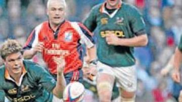 <b>SUPERADOS. </b>Los springboks doblegaron a los ingleses.