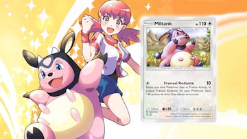pokemon tcg pocket miniset a4a manantial oculto miltank blanca