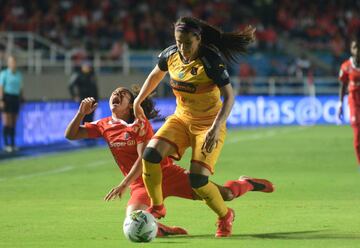 Con goles de Catalina Usme y Carolina Pineda, América venció 2-0 al Medellín en el juego de ida de la final de la Liga Águila Femenina 2019, que se definirá el 30 de septiembre en el Atanasio Girardot.