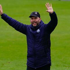 “Mi única motivación es el Racing, agradezco al Málaga que me diera la oportunidad de entrenarle”