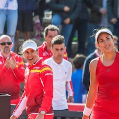 Muguruza pone el 3-0 y cierra la permanencia en 'segunda'
