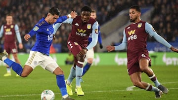 Leicester se enfrenta al Aston Villa en la Carabao Cup