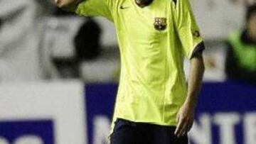 <B>CASTIGADO.</B> El jugador brasileño fue expulsado por Pérez Lasa en el partido frente a Osasuna.