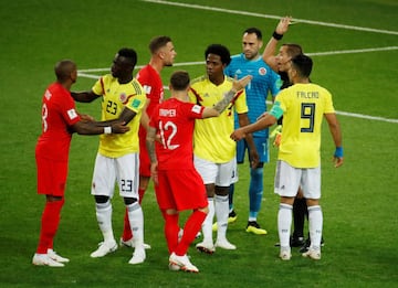 Partidazo en Moscú. Colombia empató al final y logró llevar el partido al alargue 