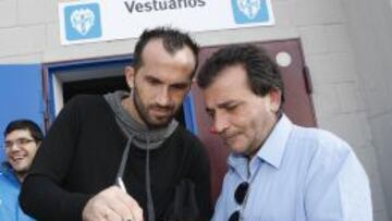 Gekas a la salida del entrenamiento. 