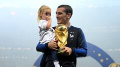 La celebración más familiar de la selección francesa