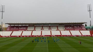 Entrenamiento del Albacete Balompié