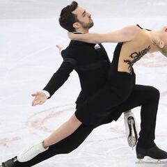 Las dos parejas españolas de danza, sexta y octava