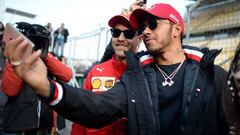 &#039;Selfie&#039; de Vettel y Hamilton en Shangh&aacute;i. 