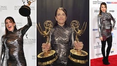 Karla Souza gana dos Emmys por “La caída” y presume su tercer embarazo