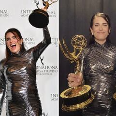 Karla Souza gana dos Emmys por “La caída” y presume su tercer embarazo