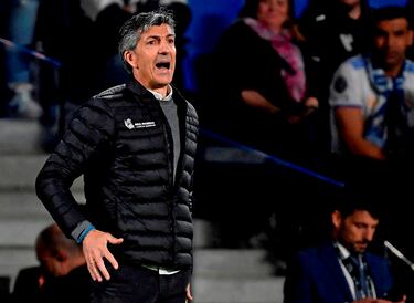 Imanol Alguacil, entrenador de la Real Sociedad.