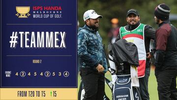 México a 5 golpes de conquistar la Copa Mundial de Golf