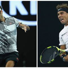 Roger Federer o Rafa Nadal entrarán entre los más veteranos en ganar un Grand Slam