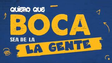 El rap de campa&ntilde;a de Ameal que no deja a nadie indiferente: &quot;Quiero que Boca sea de la gente&quot;