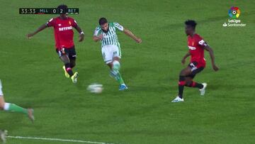 Al fin explotó Fekir: su latigazo en forma de golazo decisivo