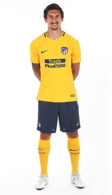 Atlético have also unveiled a yellow and blue change kit for the coming campaign.