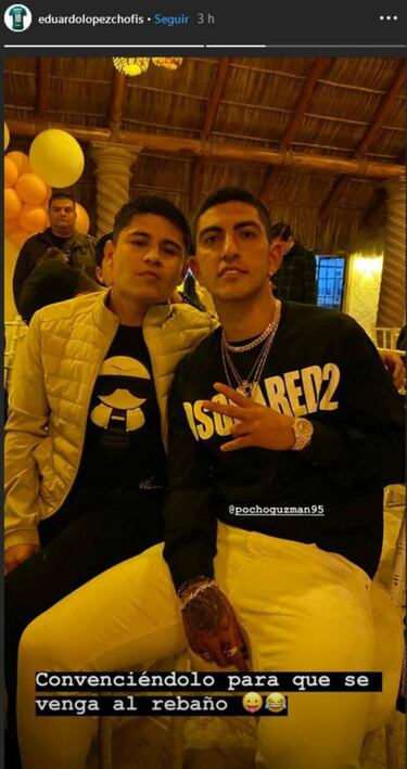 Javier López intenta convencer a Víctor Guzmán de jugar en Chivas
