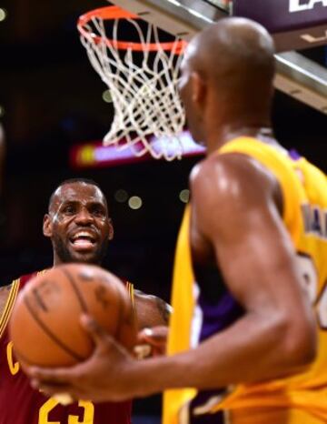 LeBron James y Kobe Bryant.