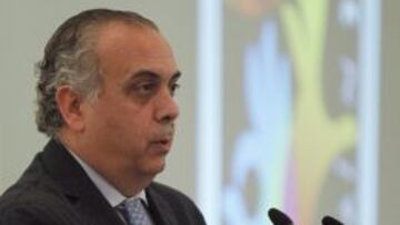 El presidente de la Federación Española de Baloncesto, José Luis Sáez. EFE/Sergio Barrenechea