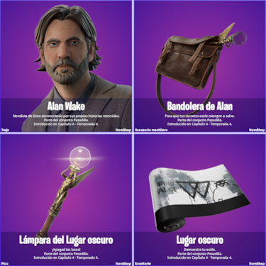 Alan Wake, Michael Myers y Jack Skelleton llegan a Fortnite en Halloween 2023