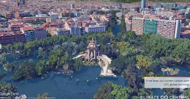 As¨ª quedar¨ªan las ciudades si sube el nivel del mar