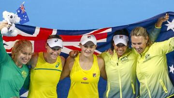 Australia jugará la final de la Copa Federación tras eliminar a Bielorrusia.