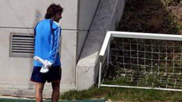 <B>CASI A PUNTO. </B>Raúl está cumpliendo los plazos para estar frente a Serbia.