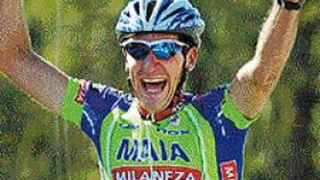 <b>POR FIN.</B> "Aunque en la etapa del viernes al final me dieron el triunfo en la etapa, me quitaron el éxtasis de cruzar la raya el primero".